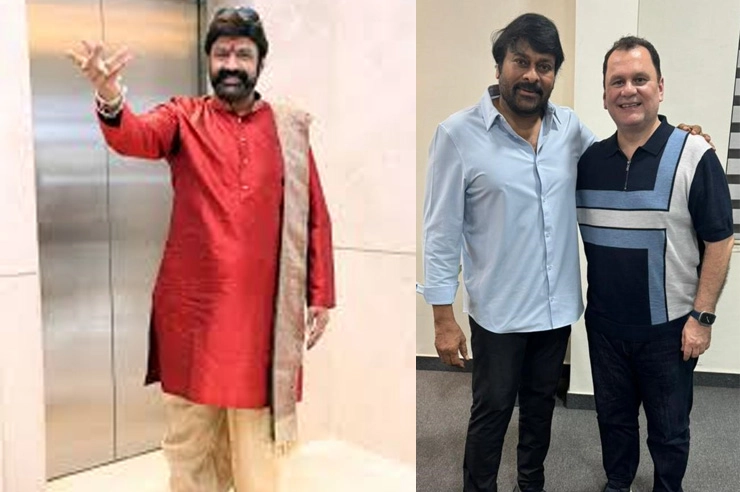 Balakrishna, Chiranjeevi, Andre Timmins