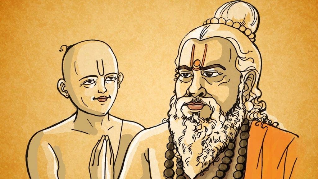 Upnishad means “to sit near the teacher and learn from him the secret doctrine”