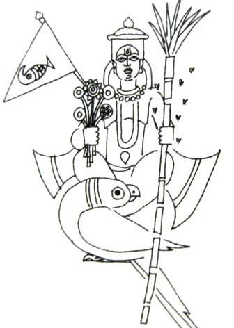 Three Kamadeva stories that feature Lord Shiva, Krishna and Brahma
