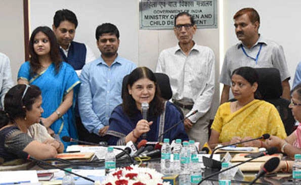 Maneka launches POCSO e-button for children to file complaints of sexual abuse