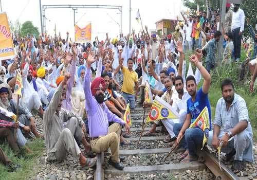 Train services affected, as farmers resort to rail roko agitation
