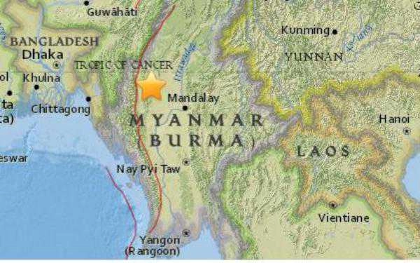 5.0 magnitude quake shakes Myanmar