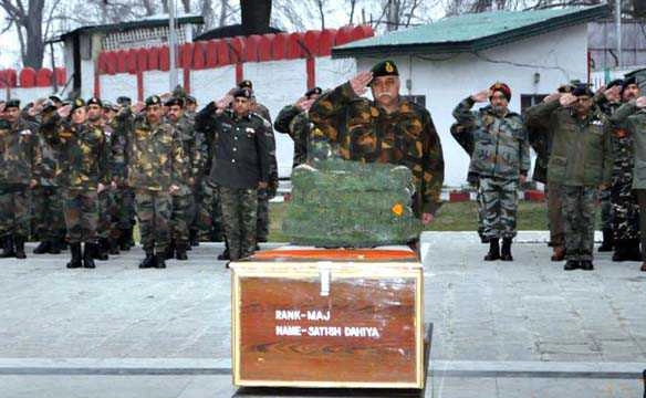 Army pays tribute to 4 soldiers martyred in 2 encounters