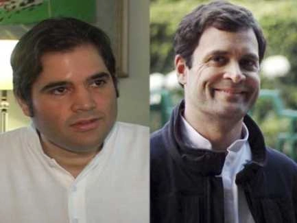 Gandhi cousins Rahul and Varun face acid test in Monday's polls in Amethi and Sultanpur