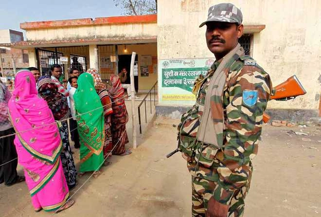 57 percent in sixth phase of UP polls, 80 percent polling in Manipur