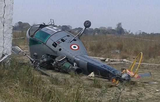 IAF chopper makes crash landing near Allahabad