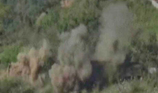 Indian Army releases clip of destroying Pak post (Video)
