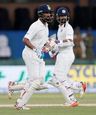 Pujara, Rahane tons put India on top in Colombo