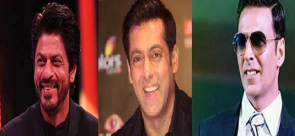SRK, Salman, Akshay in Forbes list