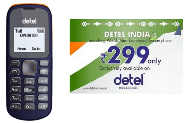Detel India introduces brand new mobile phone at Rs 299