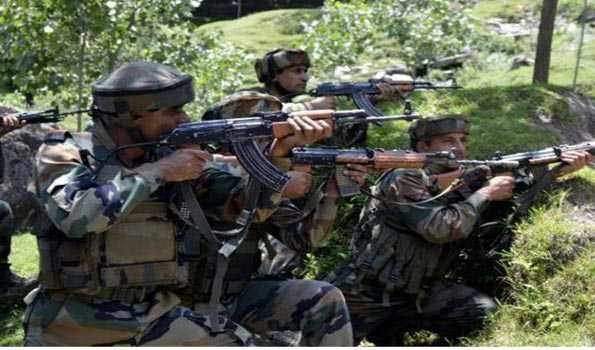 Two militants killed, security force jawan injured in Kashmir