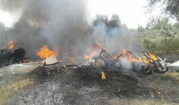 IAF Kiran Aircraft crashed