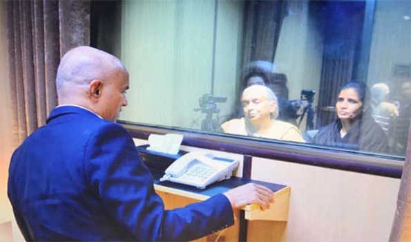 Kulbhushan Jadhav meets his mother and wife in Pak