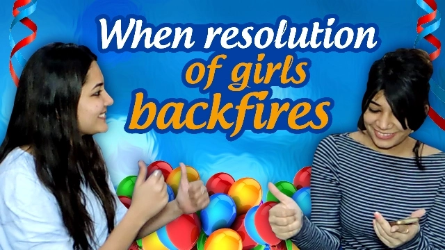 When resolution of girls backfires (Video)