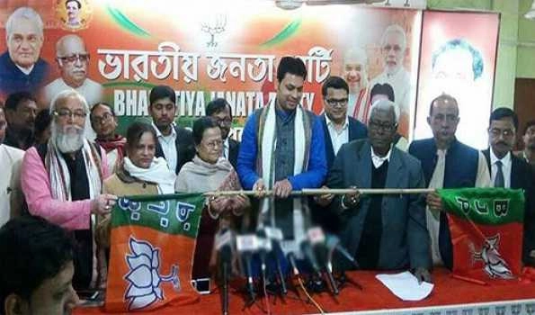 7K Left and Cong workers joined in BJP in Tripura