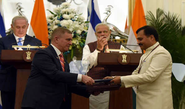 New High in India-Israel ties, Nine MoUs signed