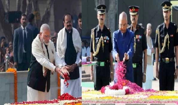 Prez,VP, PM pay tributes to Bapu on 70th martyrdom day