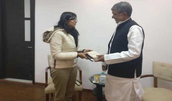 DCW chief meets Satyarthi; seeks support for her Satyagraha