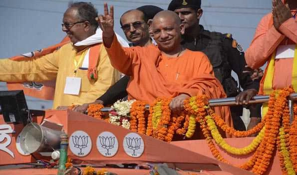 UP CM Yogi in Tripura lashes out at Left of depriving poor farmers