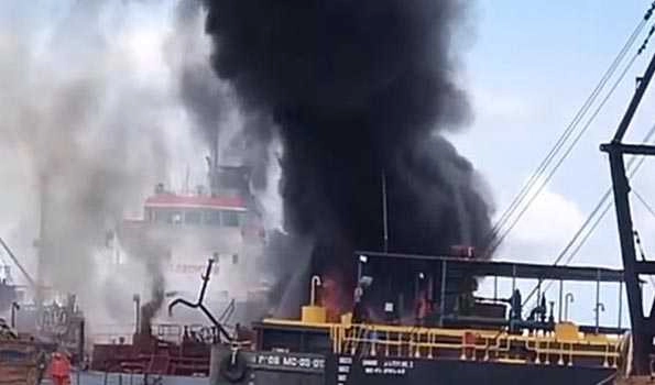 Five killed, three injured in fire incident onboard a ship