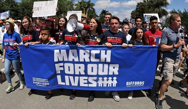 March For Our Lives: Huge gun-control rallies sweep US