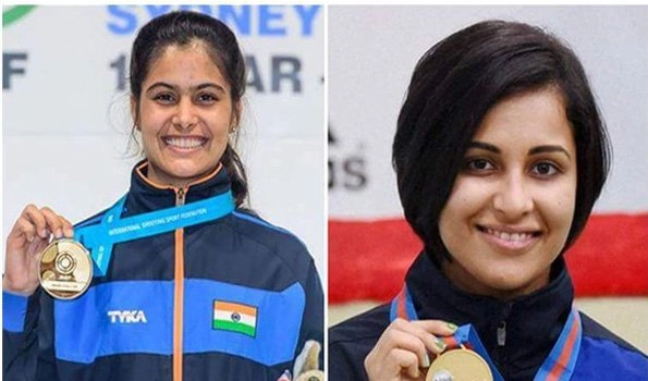 CWG 2018: Manu Bhaker clinches gold, Heena Sidhu bags silver for India
