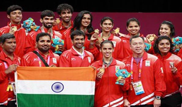CWG 2018: Saina, Srikanth guide India to win gold in mixed team badminton