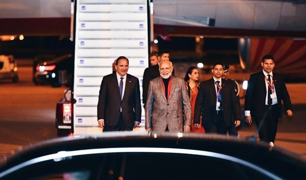 PM arrives in Sweden on two-day visit