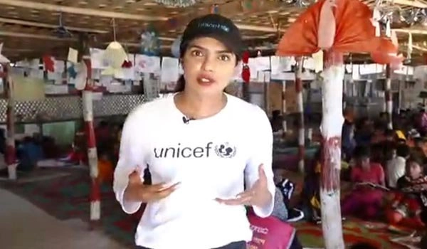 Priyanka Chopra makes emotional appeal for funds to support Rohingya children