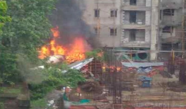 Five killed as Chartered plane crashes at Ghatkopar in Mumbai