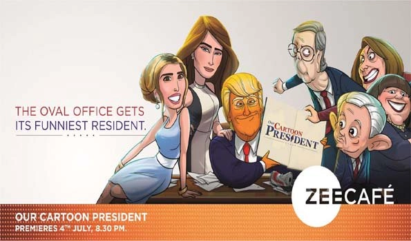 Animated political satire of Donald Trump administration with 'Our Cartoon President'