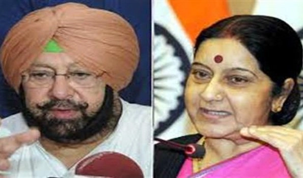 Capt Amarinder urges Sushma to ensure safety, security of Sikhs in Afghanistan