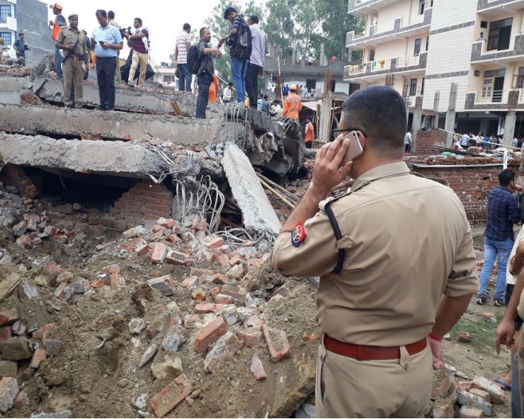 Now, under-construction building collapses in Ghaziabad