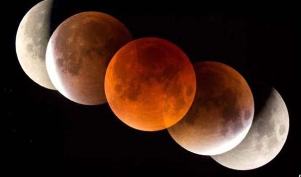 Lunar eclipse: Century's longest 'blood moon' delights skygazers