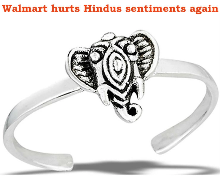 Upset Hindus urge Walmart to withdraw Lord “Ganesh Toe Ring”
