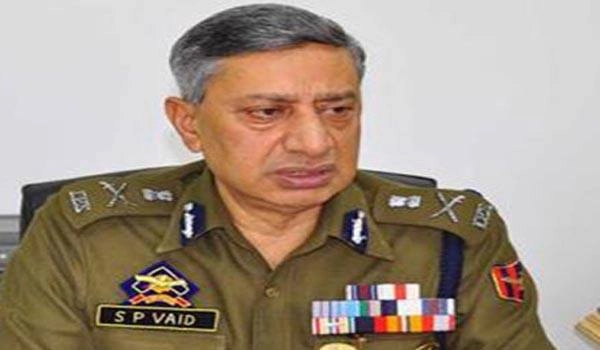 J&K DGP Vaid shifted, posted as Transport Commissioner