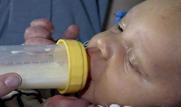 Cup-feeding for low-birth-weight infants unable to fully breastfeed