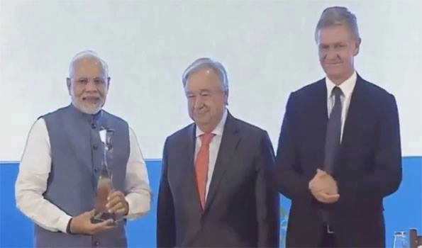 PM receives 'UNEP Champions of Earth' award