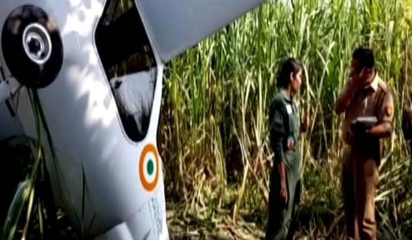 IAF aircraft crash lands in Baghpat; Both pilots safe