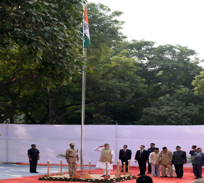 PM unfurls tricolour at Red Fort on 75th anniversary of Azad Hind Fauj, attacks Congress for neglecting Bose’s contribution