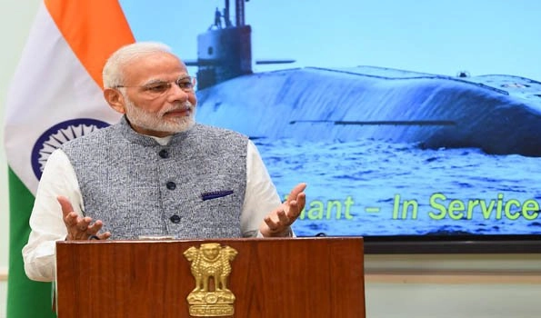 Nuclear triad complete: PM felicitates INS Arihant crew