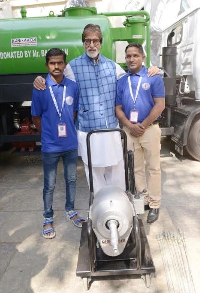Amitabh Bachchan buys machines for manual scavengers