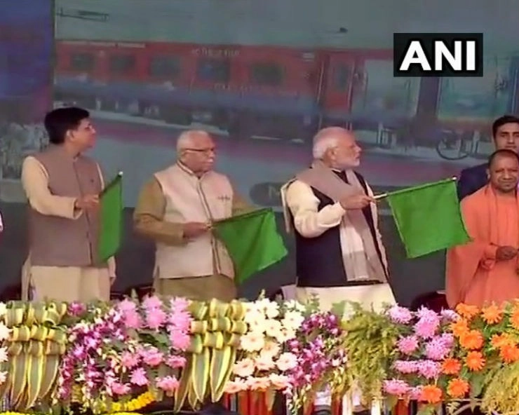 PM Modi flags off 900th coach, Humsafar rake at MRCF in Gandhi’s bastion Rae Bareli