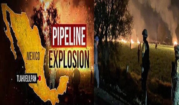 Fuel theft causes pipeline explosion in Mexico; 73 killed