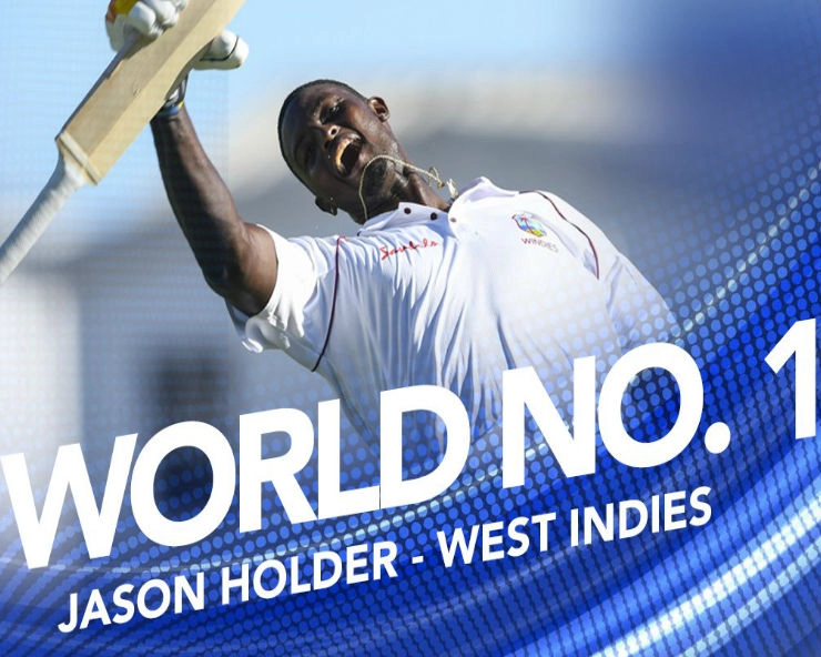 Jason Holder becomes No 1 Test all-rounder