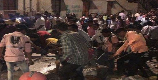 Three dead, 34 injured as footover bridge collapses near CSMT Rly Stn in Mumbai