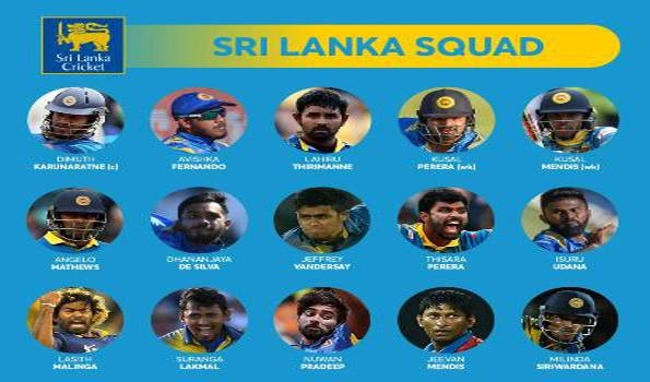 Srilanka announces World Cup Squad, Chandimal misses out, Angelo Mathews included