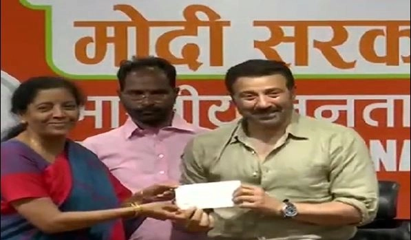Bollywood actor Sunny Deol joins BJP