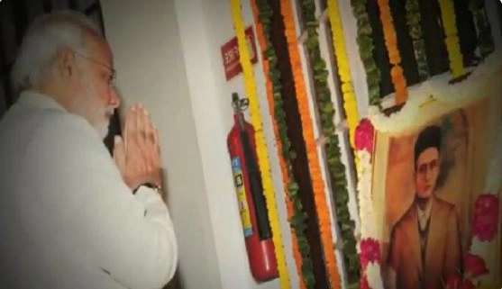 PM Modi pays homage to Veer Savarkar