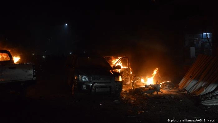Suicide car bomb attack in Syrian town of Azaz claims 14 lives